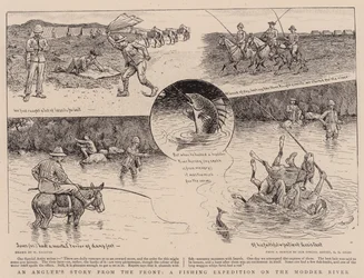 Eine Anglergeschichte von der Front, eine Angeltour am Modder River